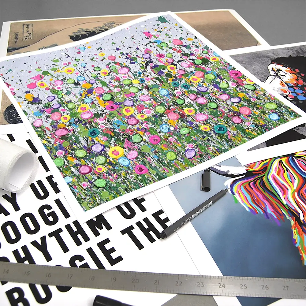 Live Life In Full Bloom Square Art Print Live Life In Full Bloom Square Art Print wall art product Art Print Shop