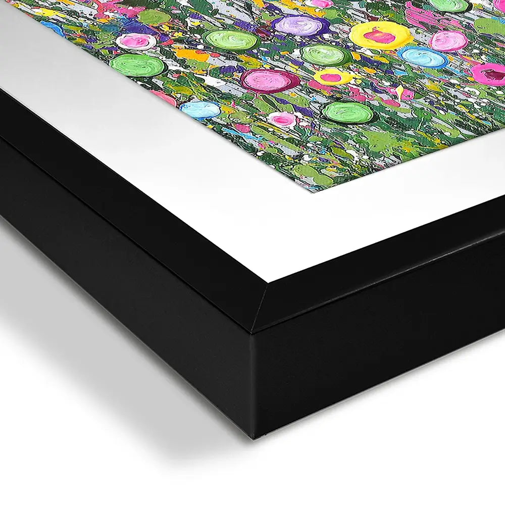 Live Life In Full Bloom Square Framed Art Print Live Life In Full Bloom Square Framed Art Print wall art product Art Print Shop