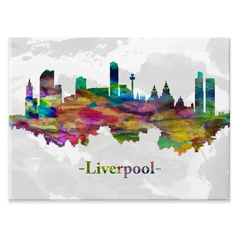 Liverpool In Colour Canvas Print Liverpool In Colour Canvas Print wall art product Towseef Dar / Shutterstock