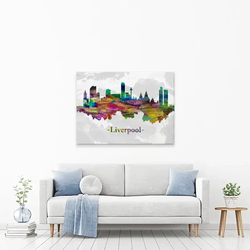Liverpool In Colour Canvas Print Liverpool In Colour Canvas Print wall art product Towseef Dar / Shutterstock