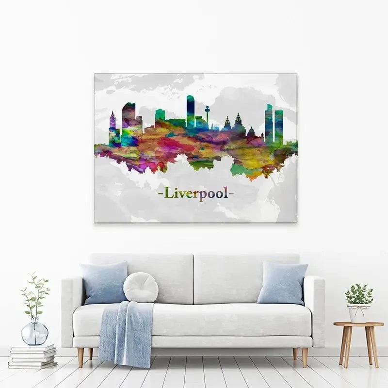 Liverpool In Colour Canvas Print Liverpool In Colour Canvas Print wall art product Towseef Dar / Shutterstock