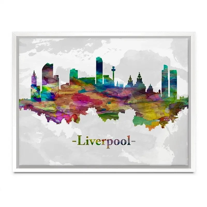 Liverpool In Colour Canvas Print Liverpool In Colour Canvas Print wall art product Towseef Dar / Shutterstock