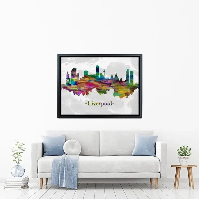 Liverpool In Colour Canvas Print Liverpool In Colour Canvas Print wall art product Towseef Dar / Shutterstock