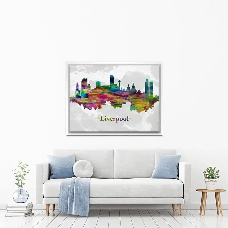 Liverpool In Colour Canvas Print Liverpool In Colour Canvas Print wall art product Towseef Dar / Shutterstock