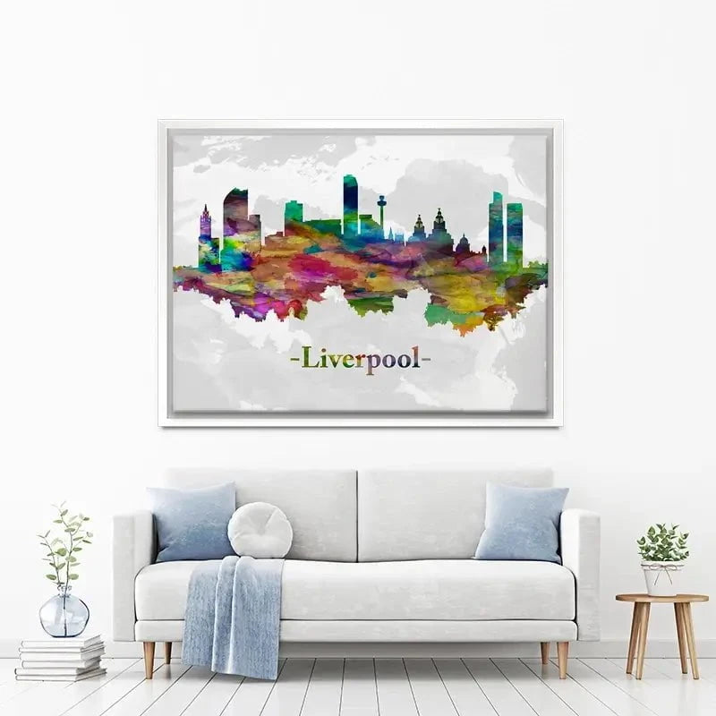 Liverpool In Colour Canvas Print Liverpool In Colour Canvas Print wall art product Towseef Dar / Shutterstock