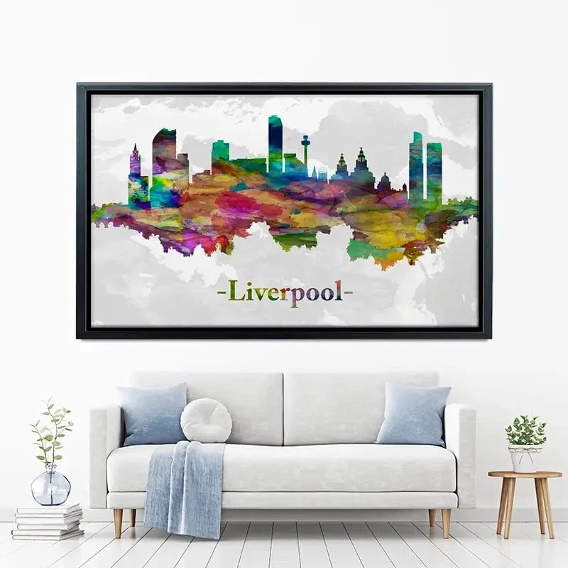 Liverpool In Colour Canvas Print Liverpool In Colour Canvas Print wall art product Towseef Dar / Shutterstock