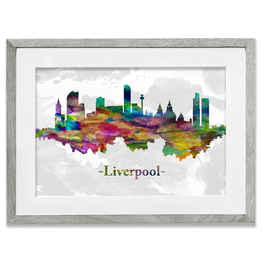 Liverpool In Colour Framed Art Print Liverpool In Colour Framed Art Print wall art product Towseef Dar / Shutterstock