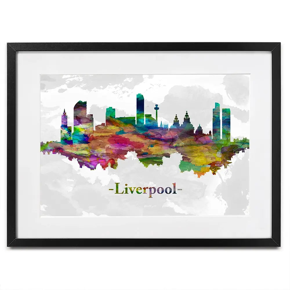 Liverpool In Colour Framed Art Print Liverpool In Colour Framed Art Print wall art product Towseef Dar / Shutterstock