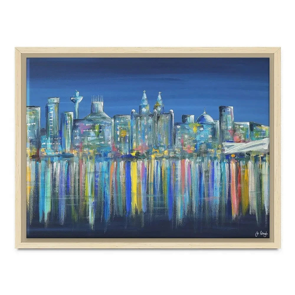 Liverpool Skyline Canvas Print Liverpool Skyline Canvas Print wall art product Jo Gough