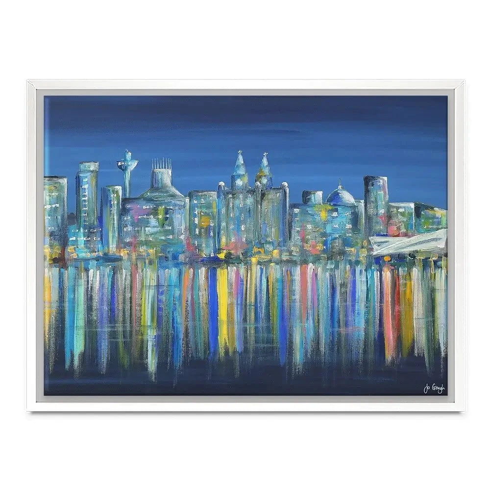 Liverpool Skyline Canvas Print Liverpool Skyline Canvas Print wall art product Jo Gough