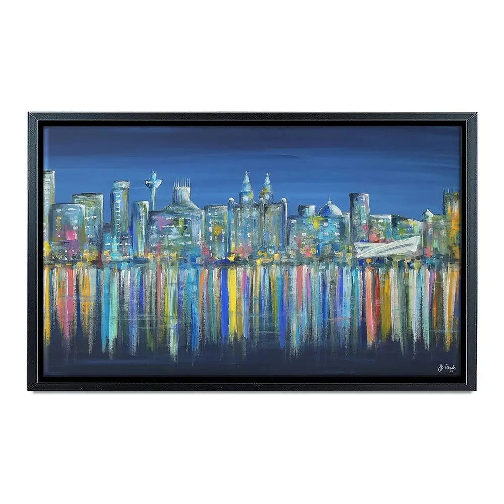 Liverpool Skyline Canvas Print Liverpool Skyline Canvas Print wall art product Jo Gough