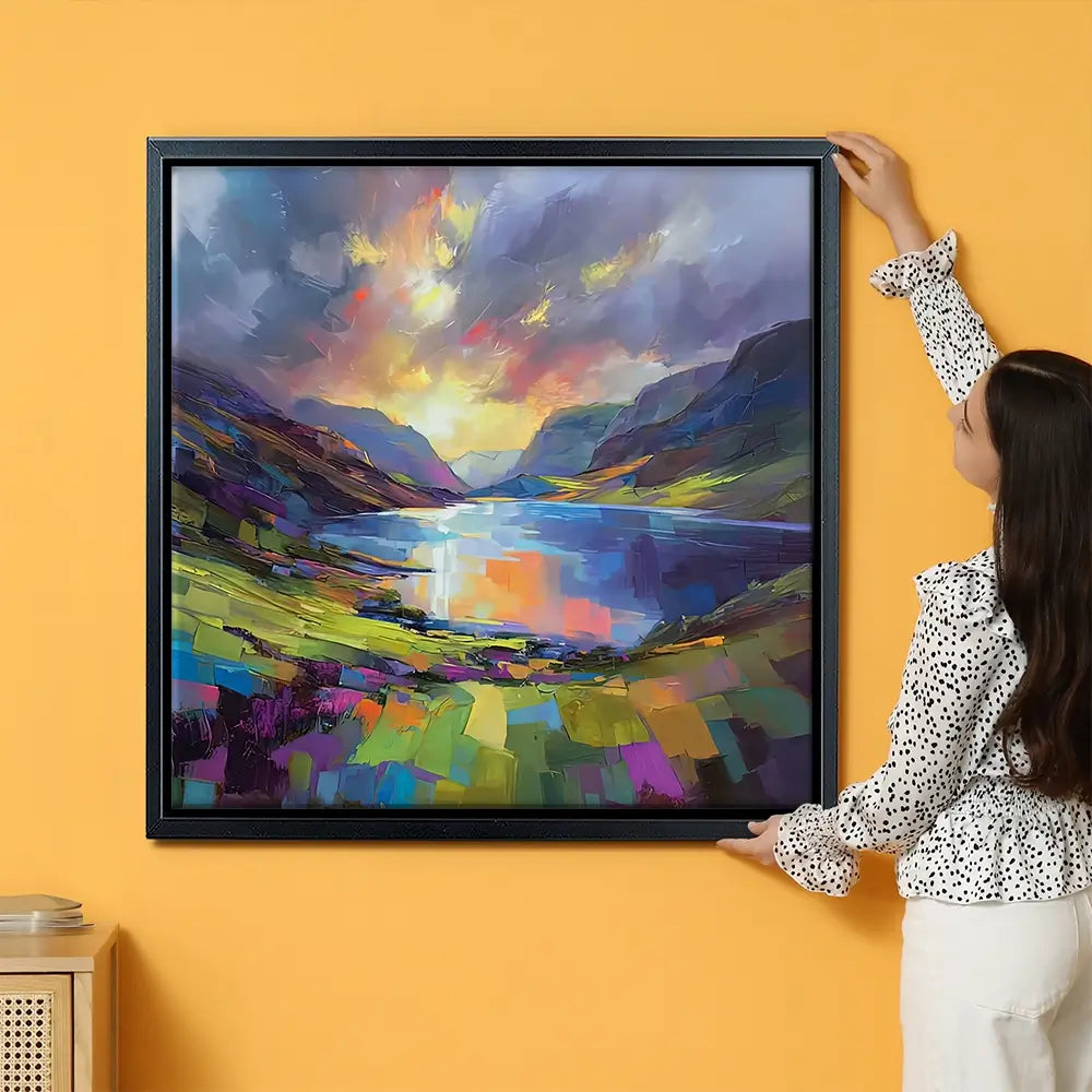 Loch Maree Oversized Canvas Print Loch Maree Oversized Canvas Print wall art product David Alexander Elder
