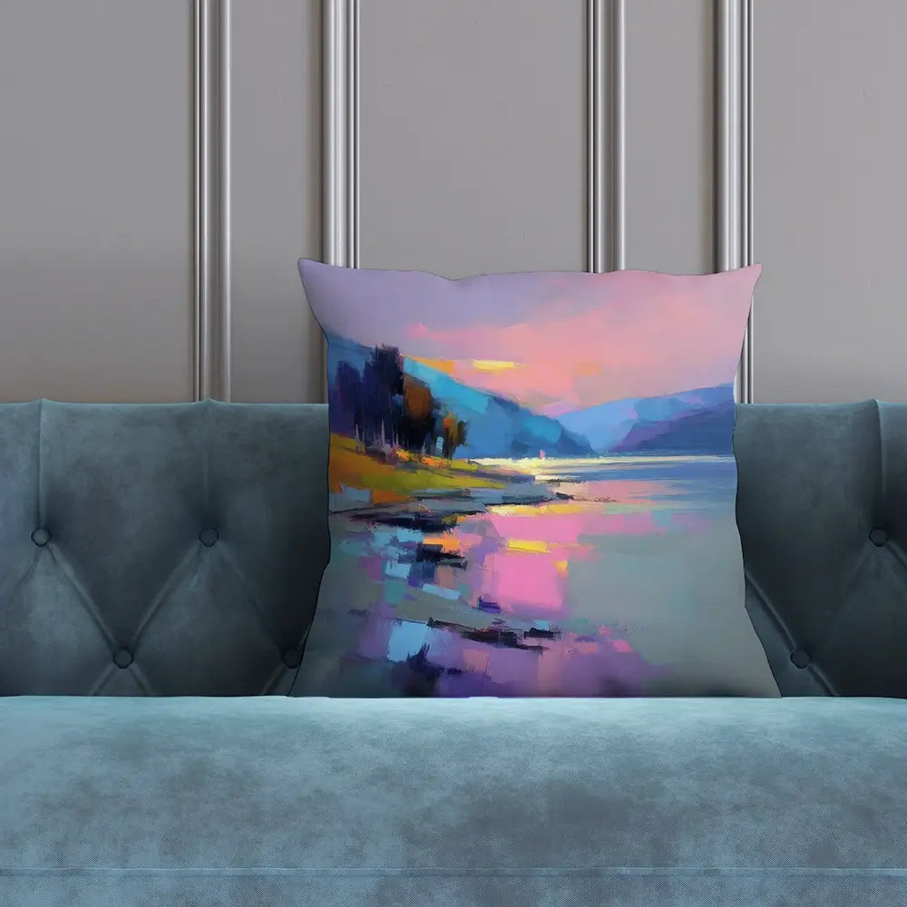 Loch Talla Dusk Cushion Loch Talla Dusk Cushion wall art product David Alexander Elder