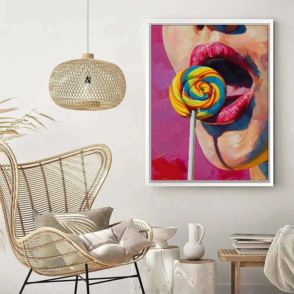 Lollipop Canvas Print Lollipop Canvas Print wall art product Art Print Shop