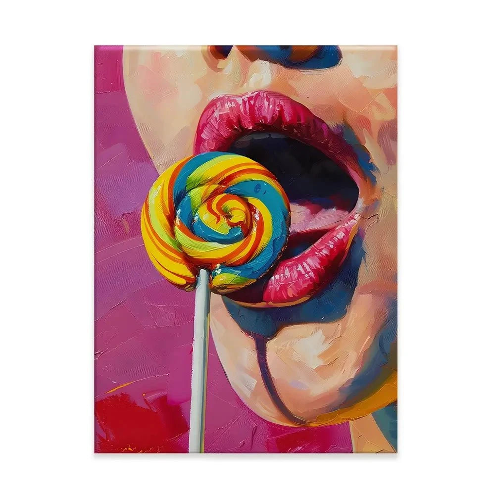 Lollipop Canvas Print Lollipop Canvas Print wall art product Art Print Shop