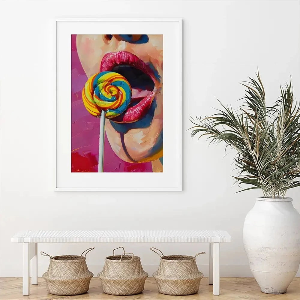 Lollipop Framed Art Print Lollipop Framed Art Print wall art product Art Print Shop