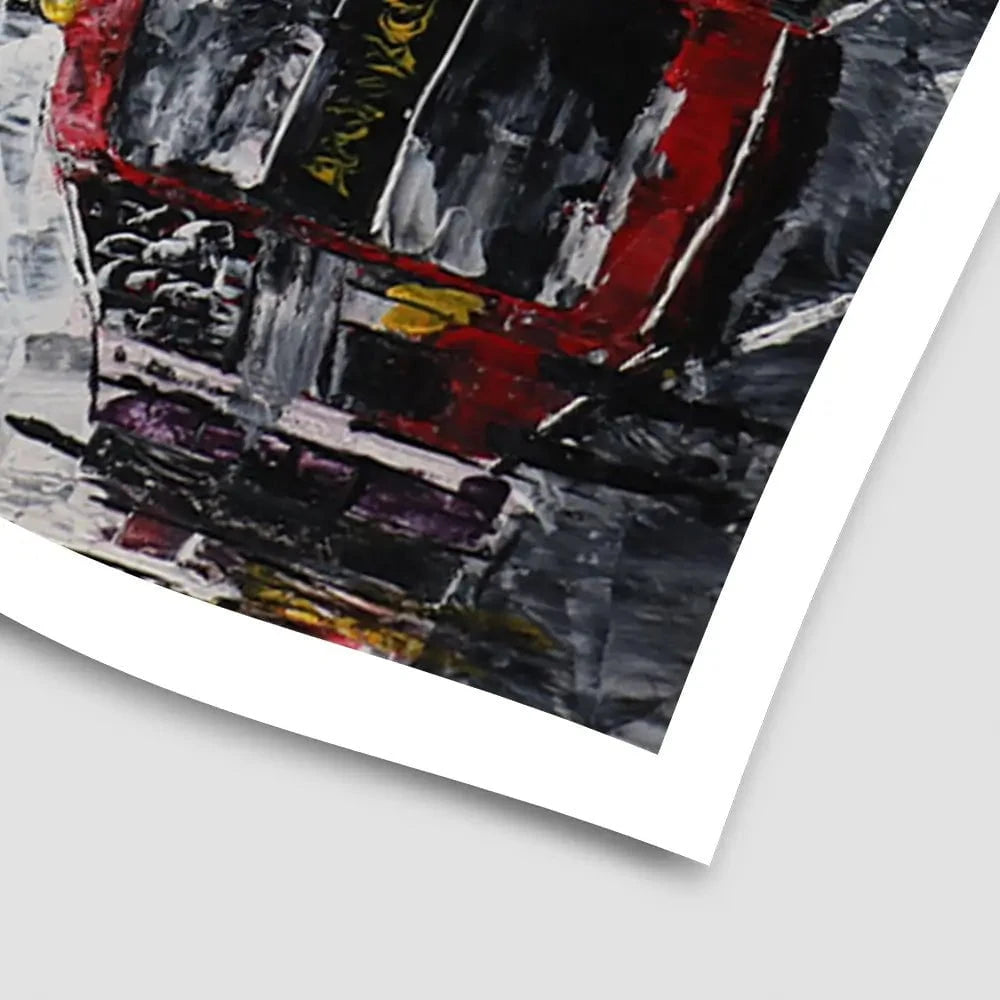 London Busses Art Print London Busses Art Print wall art product Elizabeth White