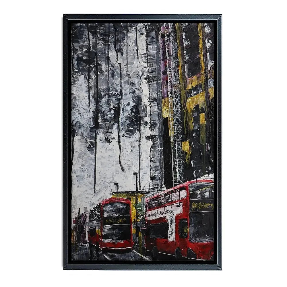 London Busses Canvas Print London Busses Canvas Print wall art product Elizabeth White