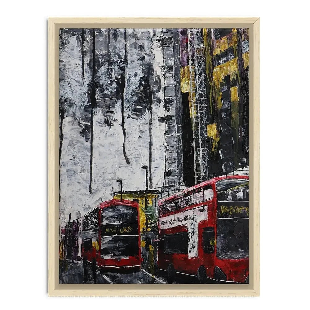 London Busses Canvas Print London Busses Canvas Print wall art product Elizabeth White