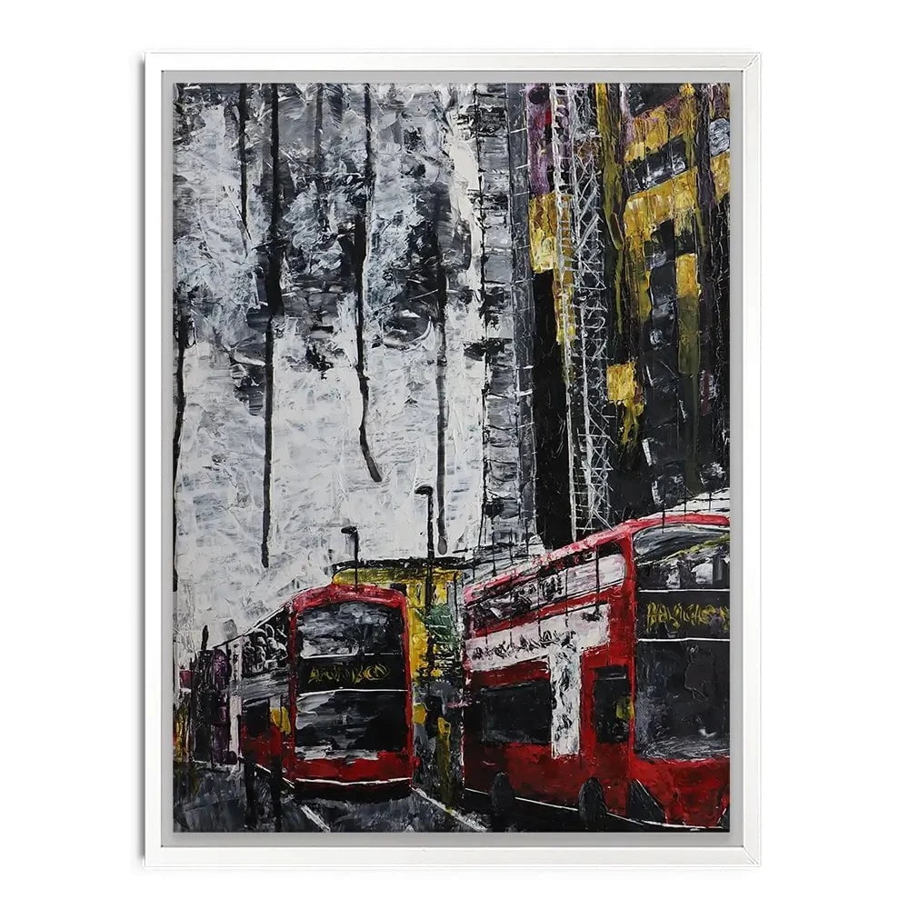 London Busses Canvas Print London Busses Canvas Print wall art product Elizabeth White