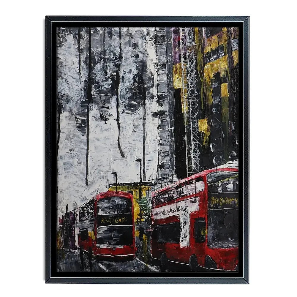 London Busses Canvas Print London Busses Canvas Print wall art product Elizabeth White