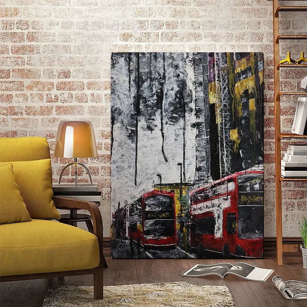 London Busses Canvas Print London Busses Canvas Print wall art product Elizabeth White