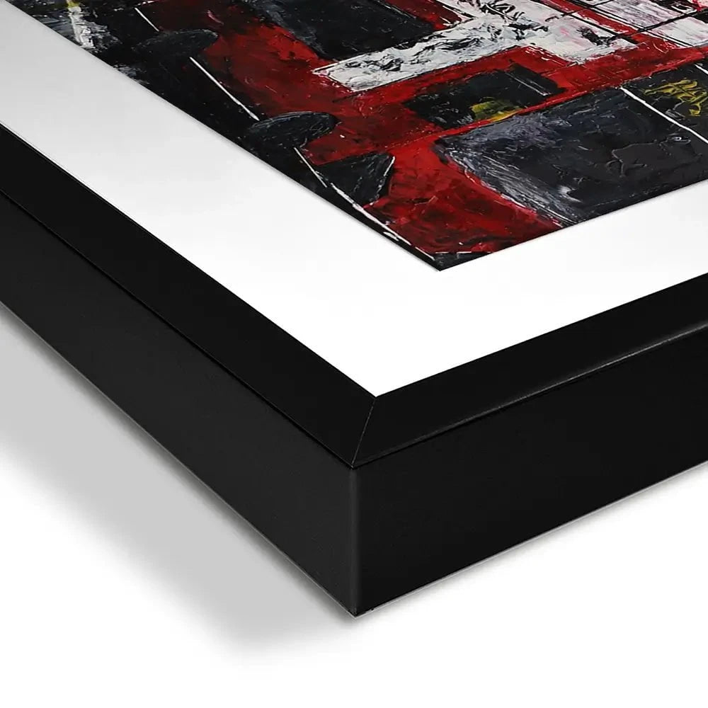 London Busses Framed Art Print London Busses Framed Art Print wall art product Elizabeth White