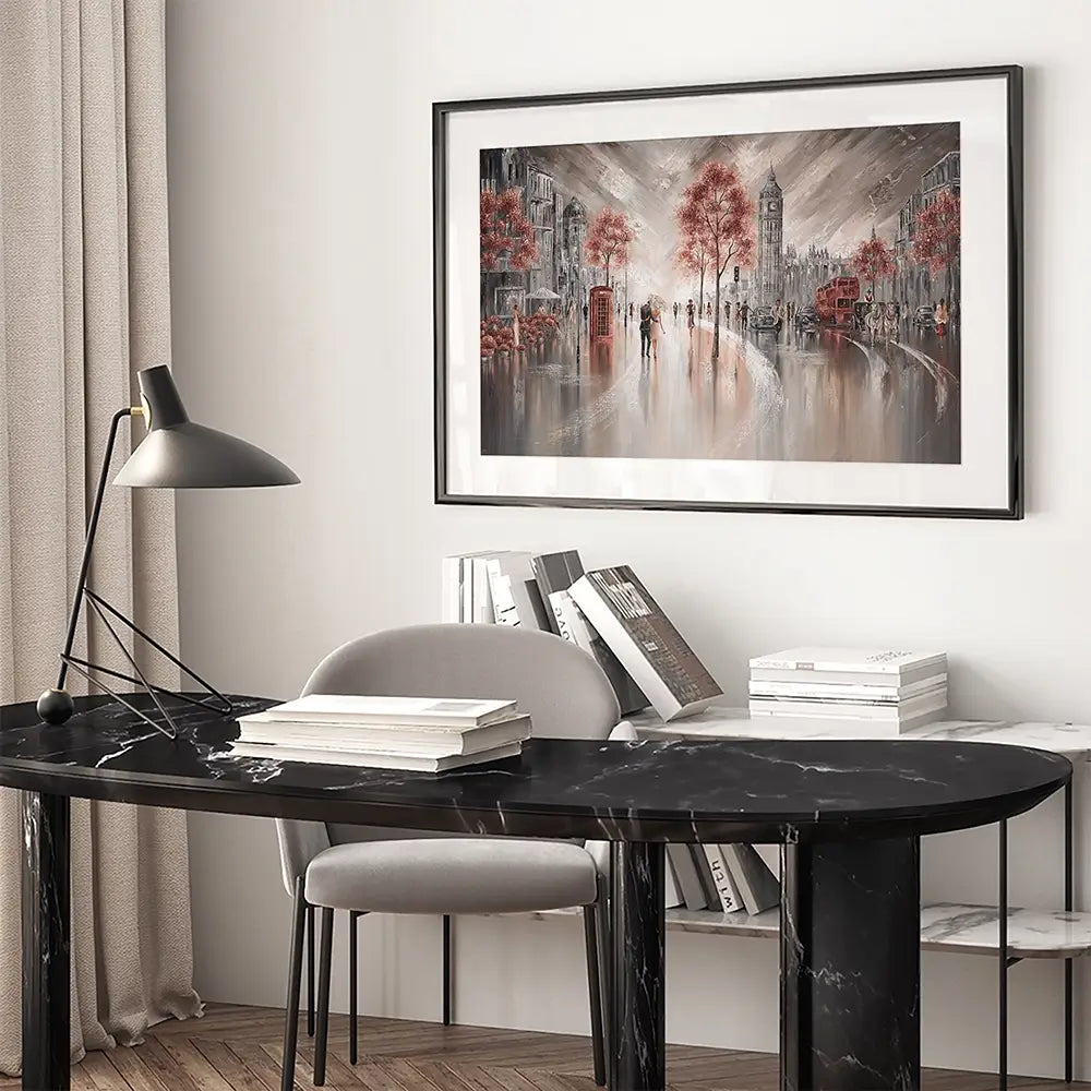 London Luxe Framed Art Print London Luxe Framed Art Print wall art product Isabella Karolewicz