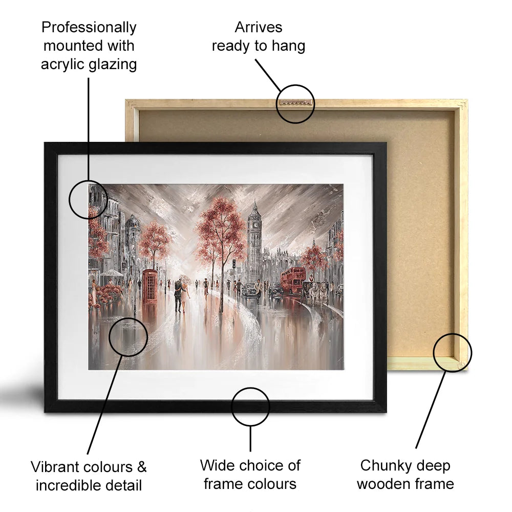 London Luxe Framed Art Print London Luxe Framed Art Print wall art product Isabella Karolewicz