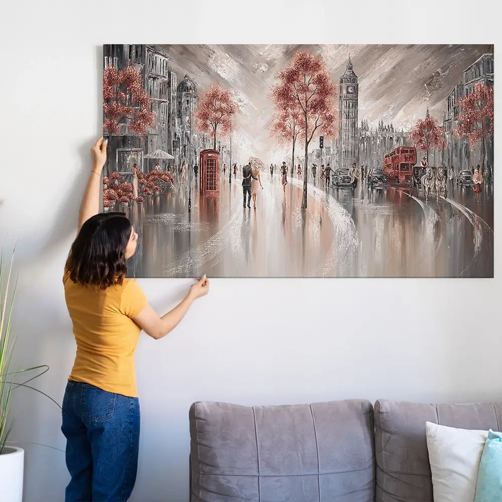 London Luxe Oversized Canvas Print London Luxe Oversized Canvas Print wall art product Isabella Karolewicz