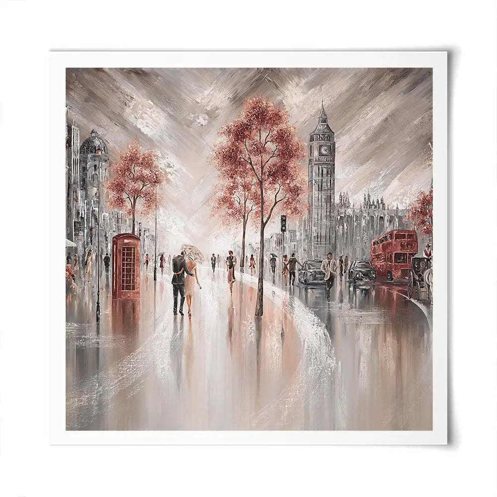 London Luxe Square Art Print London Luxe Square Art Print wall art product Art Print Shop