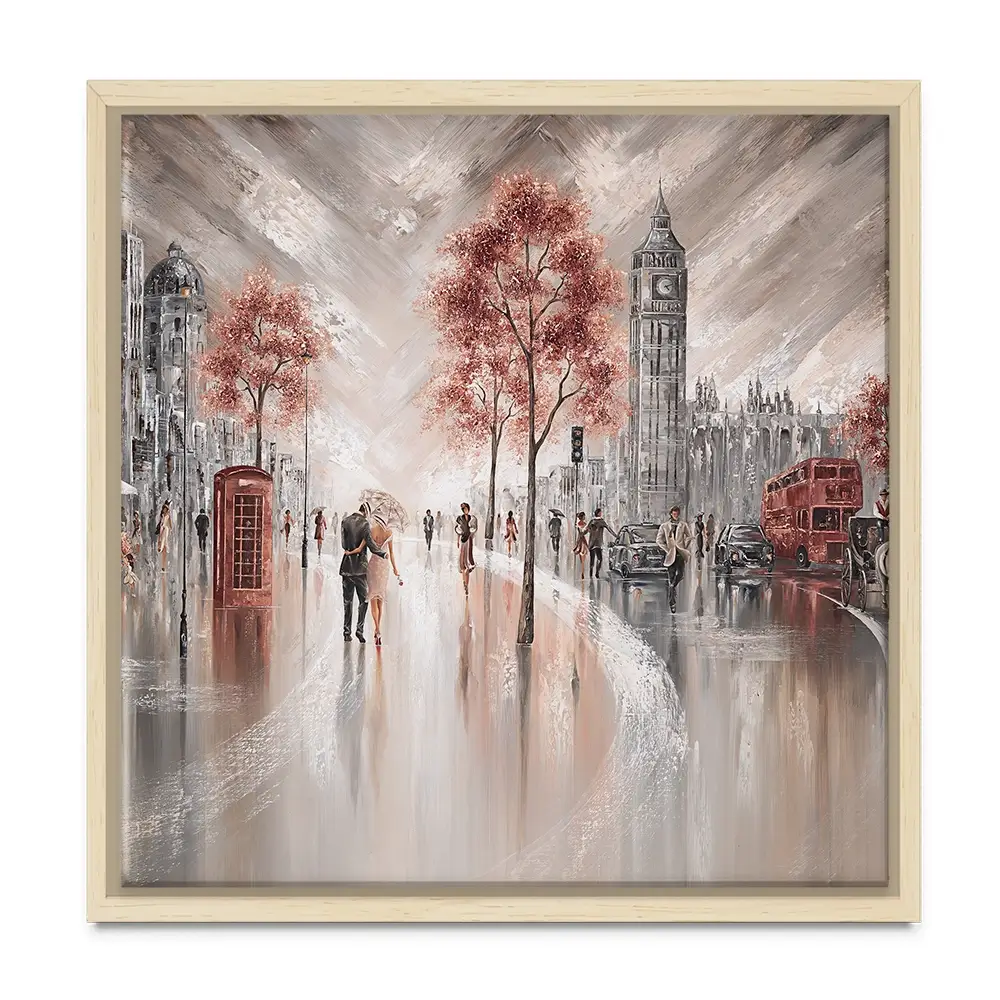 London Luxe Square Canvas Print London Luxe Square Canvas Print wall art product Art Print Shop