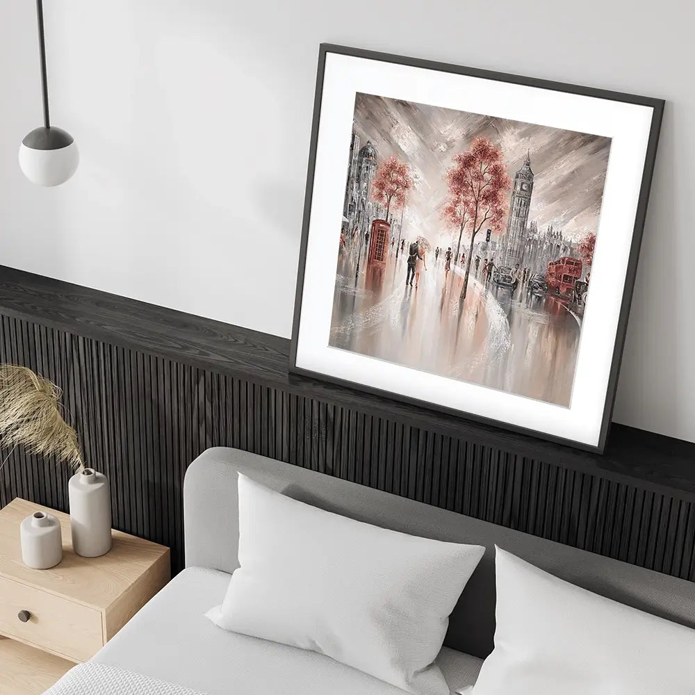 London Luxe Square Framed Art Print London Luxe Square Framed Art Print wall art product Art Print Shop