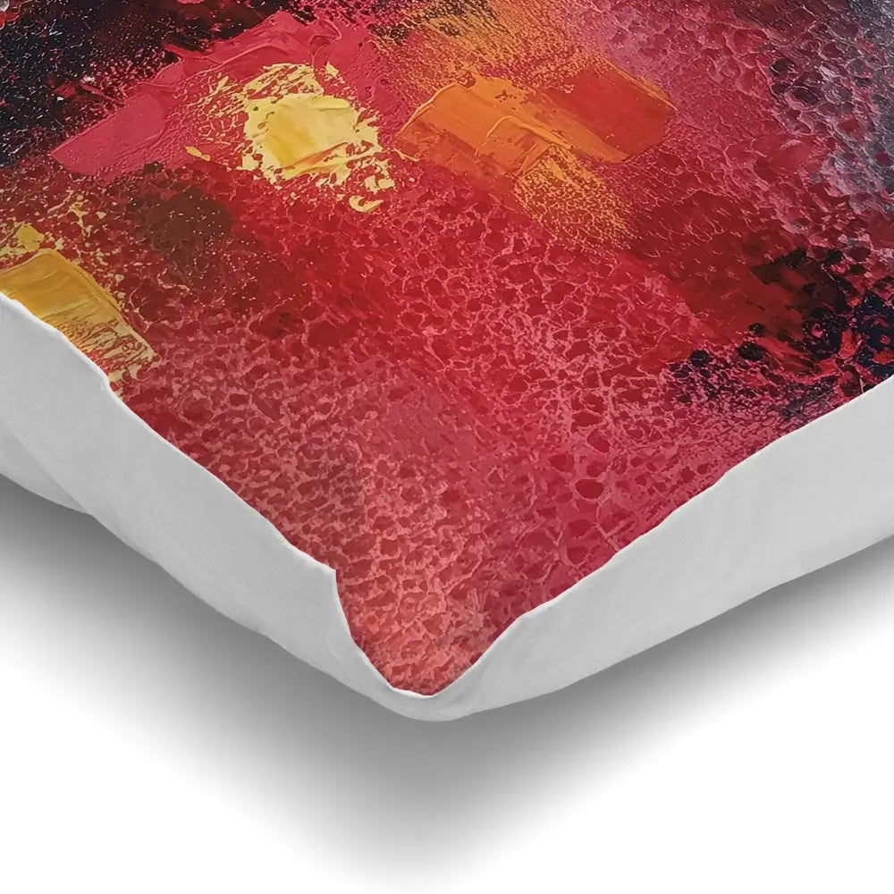 London Rain Through Glass Cushion London Rain Through Glass Cushion wall art product Chromatic Storm Studio