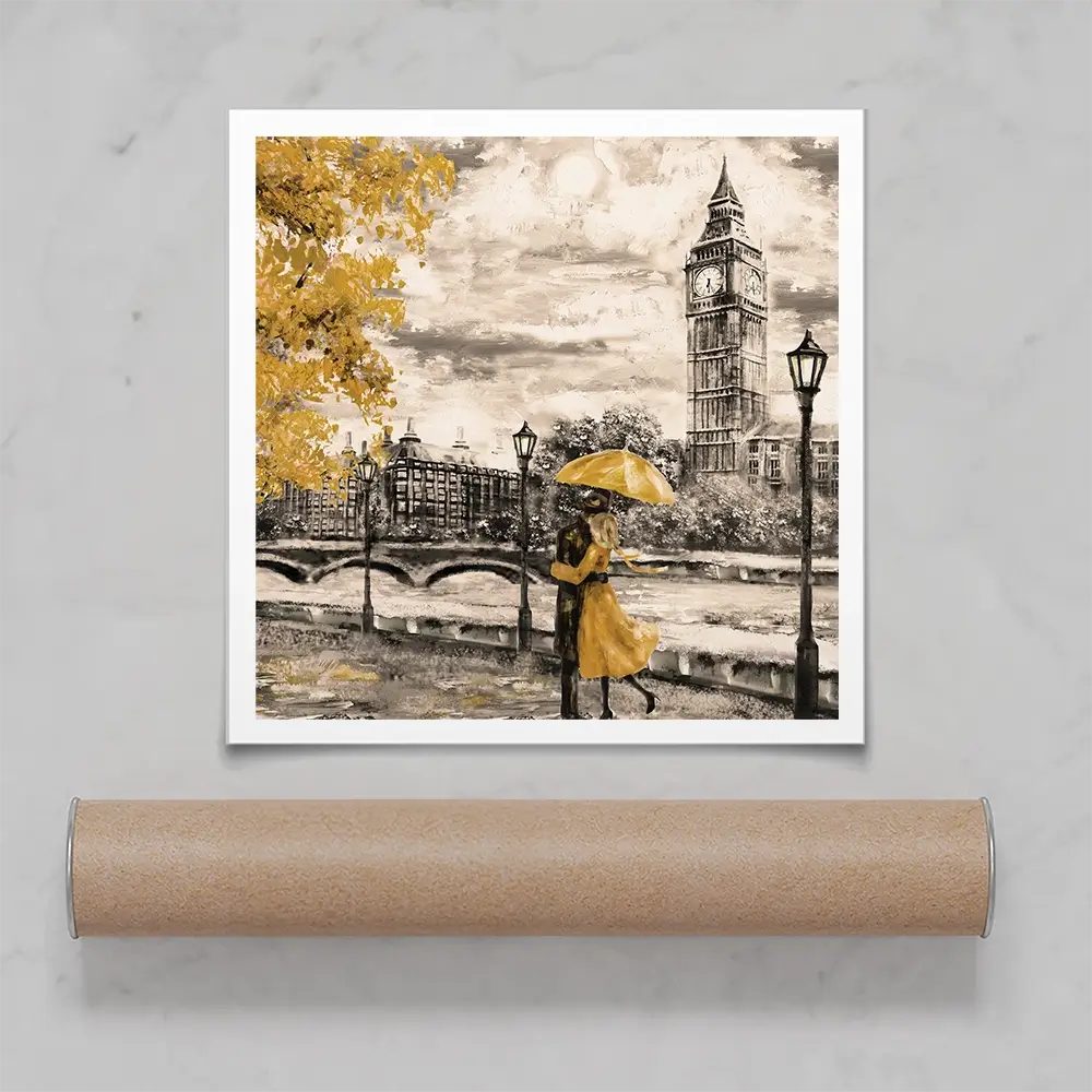 London View Square Art Print London View Square Art Print wall art product lisima / Shutterstock