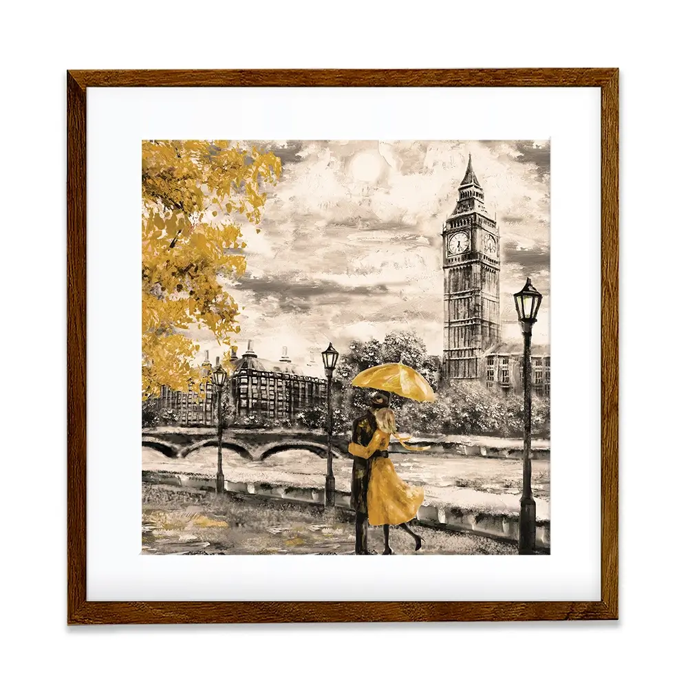 London View Square Framed Art Print London View Square Framed Art Print wall art product lisima / Shutterstock