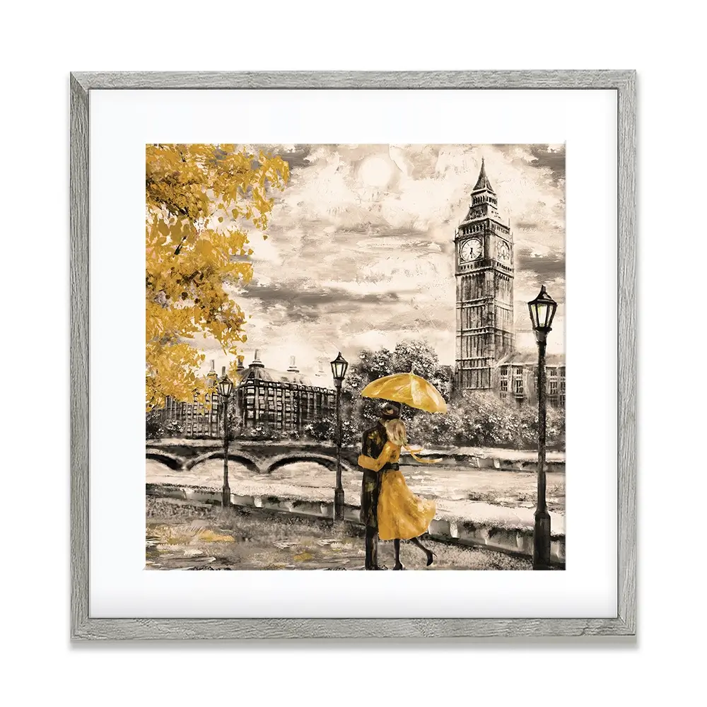 London View Square Framed Art Print London View Square Framed Art Print wall art product lisima / Shutterstock