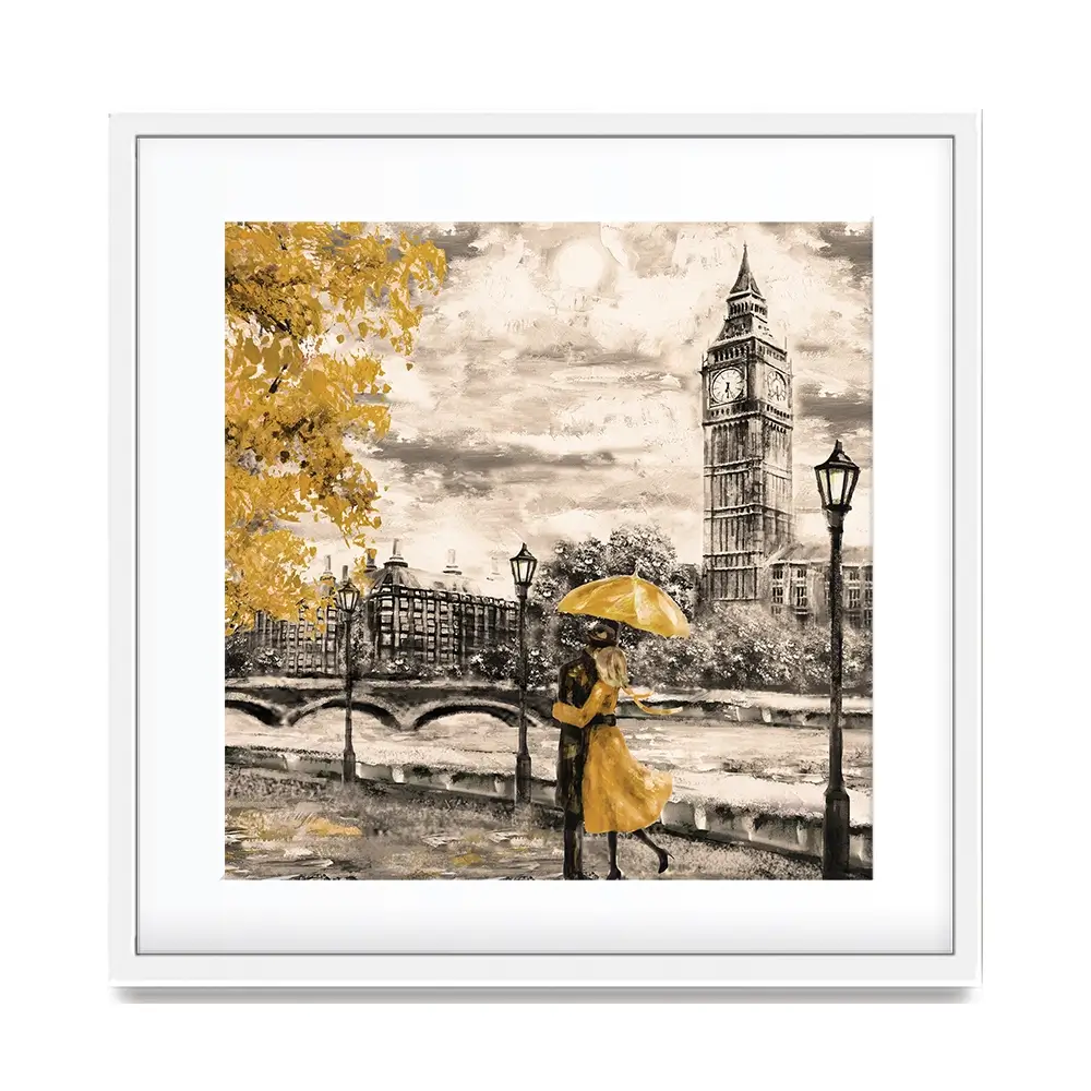 London View Square Framed Art Print London View Square Framed Art Print wall art product lisima / Shutterstock