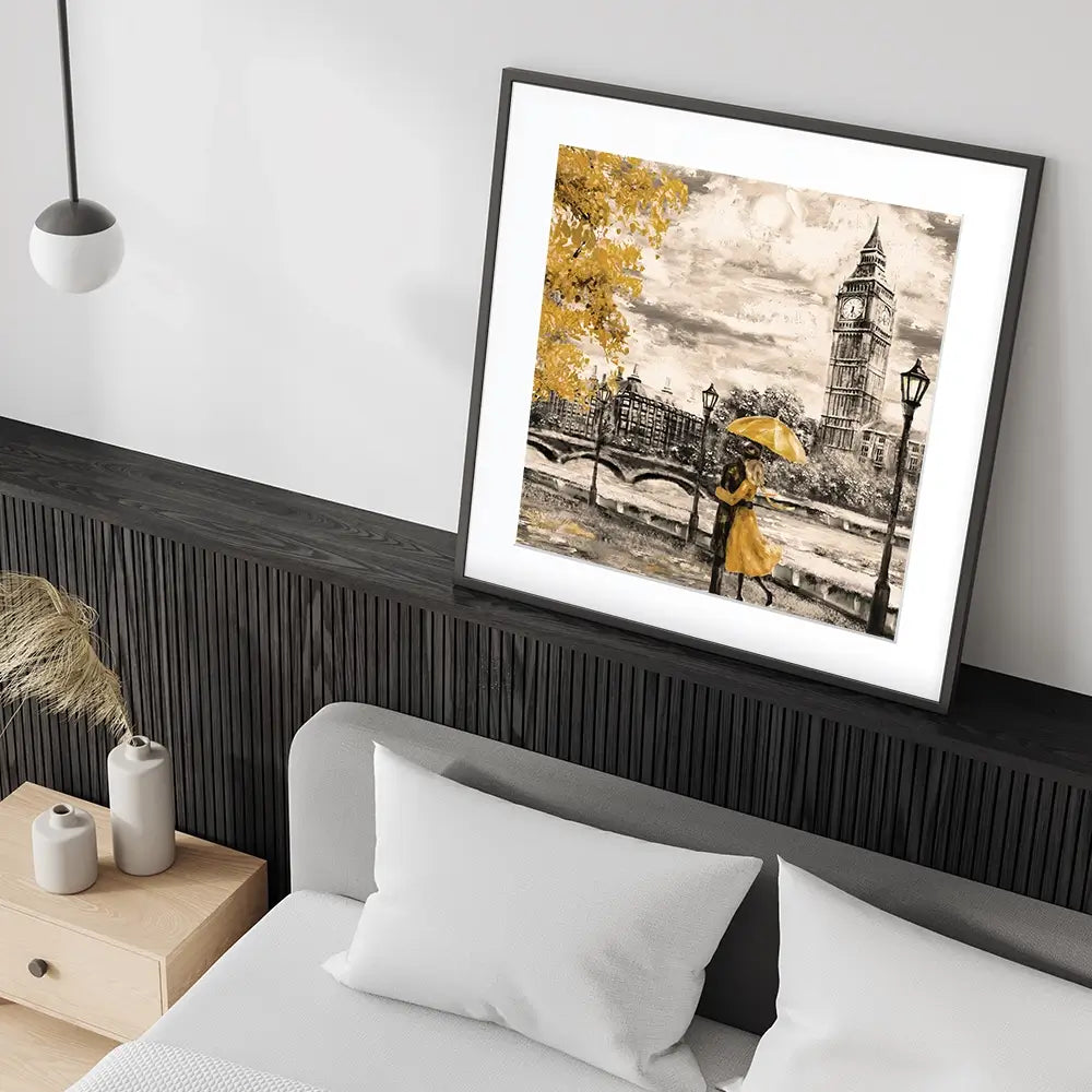 London View Square Framed Art Print London View Square Framed Art Print wall art product lisima / Shutterstock