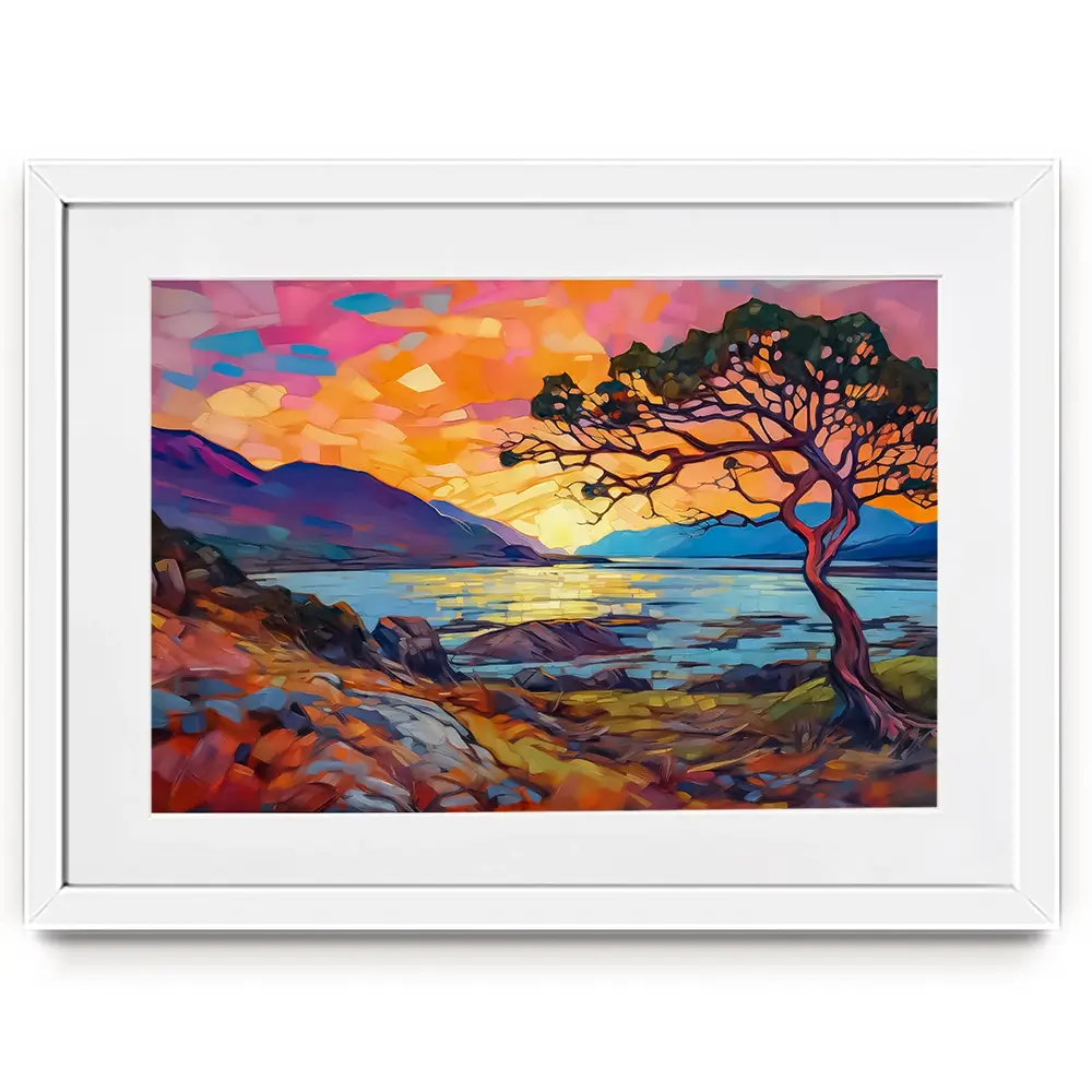 Lonesome Pine Framed Art Print Lonesome Pine Framed Art Print wall art product David Alexander Elder