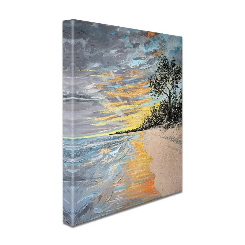 Longpoint Glow Canvas Print Longpoint Glow Canvas Print wall art product Nada Khatib