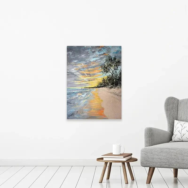 Longpoint Glow Canvas Print Longpoint Glow Canvas Print wall art product Nada Khatib