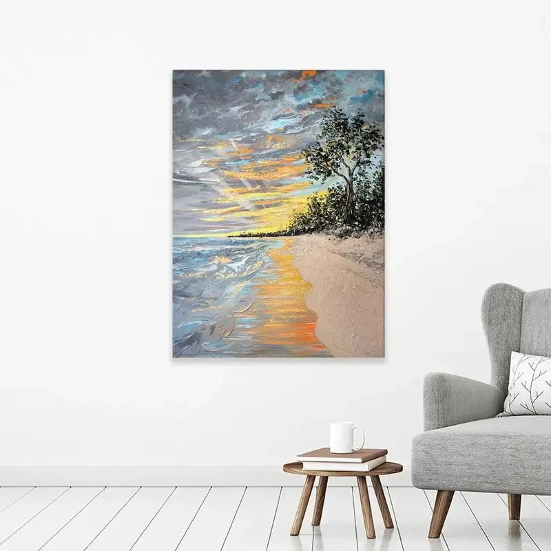 Longpoint Glow Canvas Print Longpoint Glow Canvas Print wall art product Nada Khatib