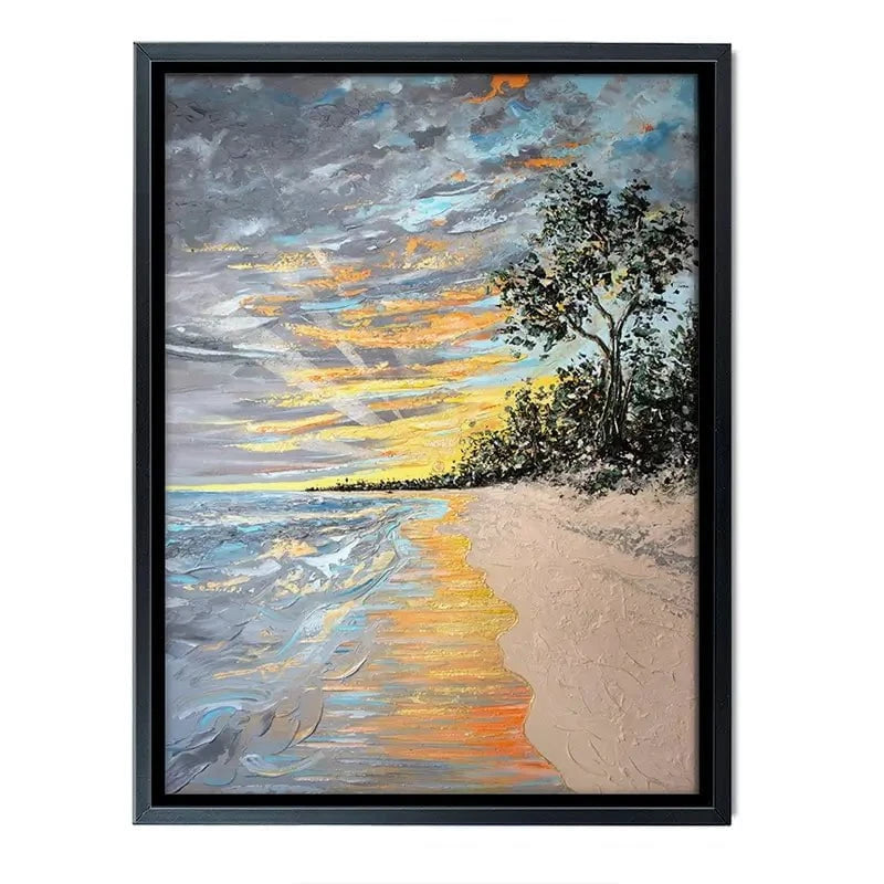Longpoint Glow Canvas Print Longpoint Glow Canvas Print wall art product Nada Khatib