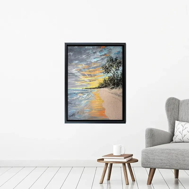 Longpoint Glow Canvas Print Longpoint Glow Canvas Print wall art product Nada Khatib
