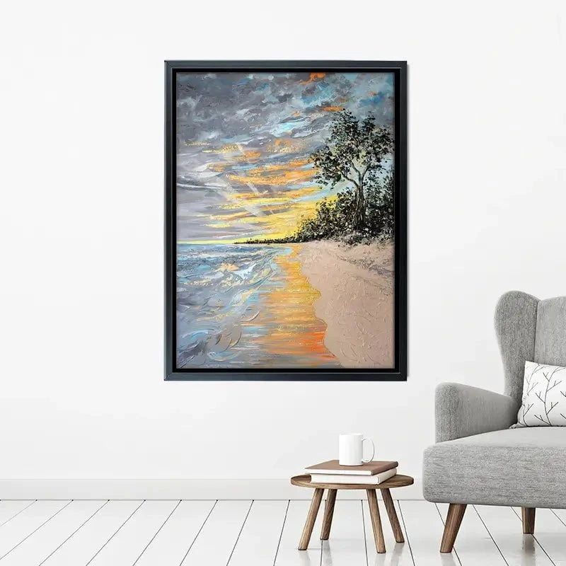 Longpoint Glow Canvas Print Longpoint Glow Canvas Print wall art product Nada Khatib