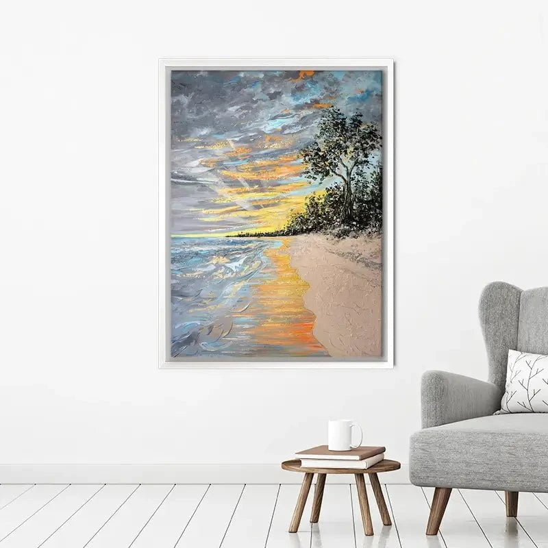 Longpoint Glow Canvas Print Longpoint Glow Canvas Print wall art product Nada Khatib