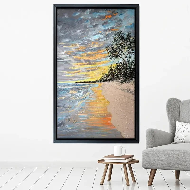 Longpoint Glow Canvas Print Longpoint Glow Canvas Print wall art product Nada Khatib