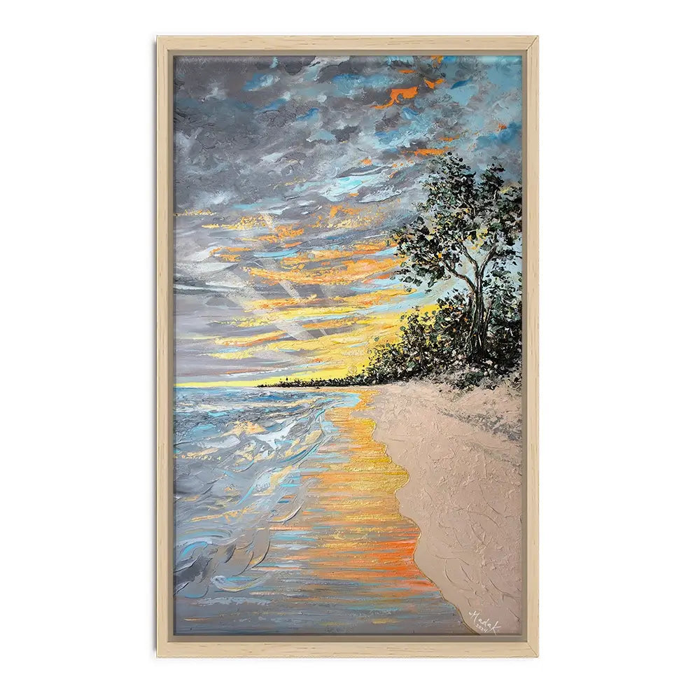 Longpoint Glow Canvas Print Longpoint Glow Canvas Print wall art product Nada Khatib