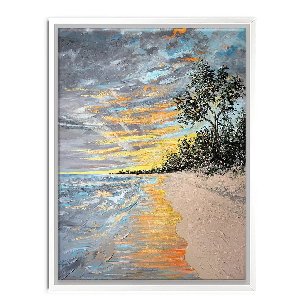 Longpoint Glow Canvas Print Longpoint Glow Canvas Print wall art product Nada Khatib